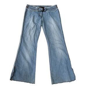 AMISU Jeans cigarette Dames T EU 36 bleu style décontracté